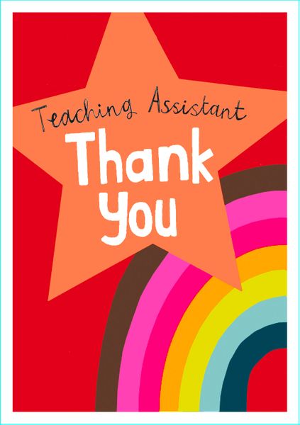TEACHING ASSISTANT THANK YOU JA21156