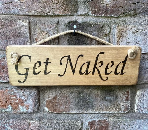 Get Naked Sign