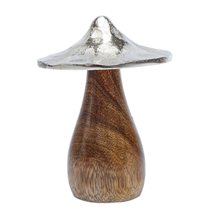 Perugia Wood & Aluminium Mushroom - choose size