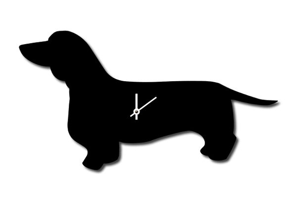 Dachshund Clock with Wagging Tail