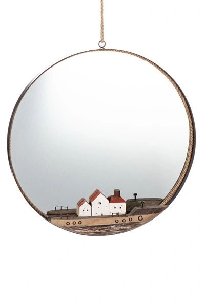 Mirror with Cottages by Shoeless Joe - CLICK & COLLECT ONLY