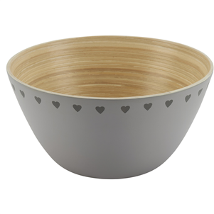 Bamboo hearts salad bowl