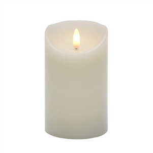 Dancing flame LED wax candle - small