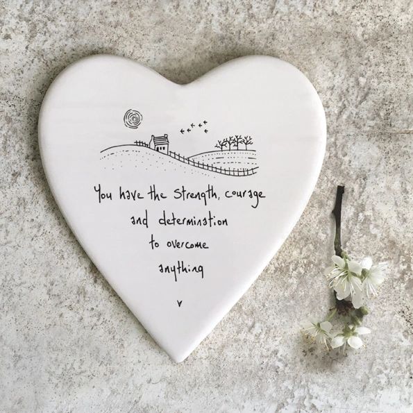 Heart coaster-You have the strength
