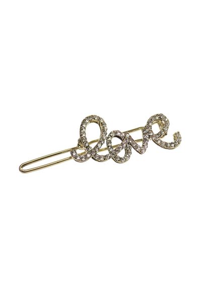 LOVE Script Hair Clip