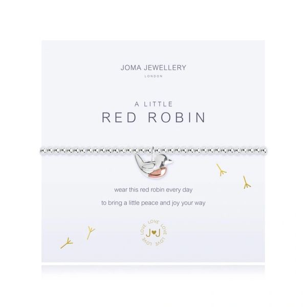 A Little Red Robin Bracelet 2659