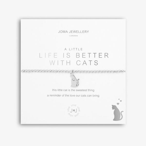 A Little 'Life Is Better With Cats' Bracelet 5218