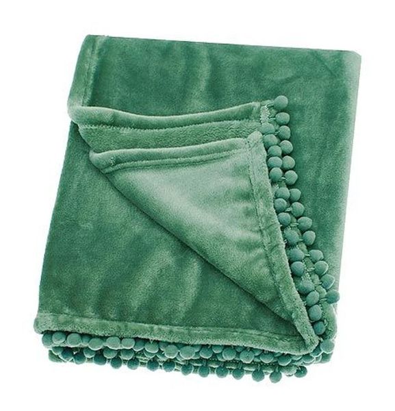 Cashmere Touch Fleece Throw Moss