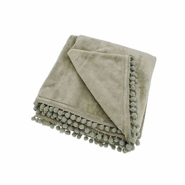 Cashmere Touch Fleece Throw Earth Brown