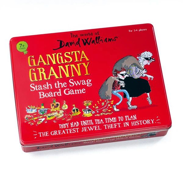 David Walliams Gangsta Granny Stash the Swag Board Game