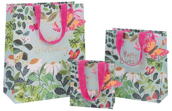 Butterfly Oasis Gift Bag - choose size