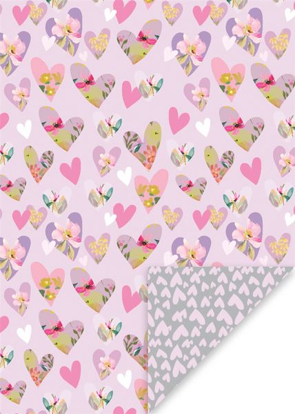 Hearts (pink) Sheet Wrap