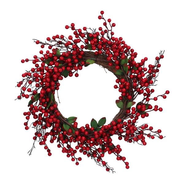 Large Red Berry Wreath 50cm