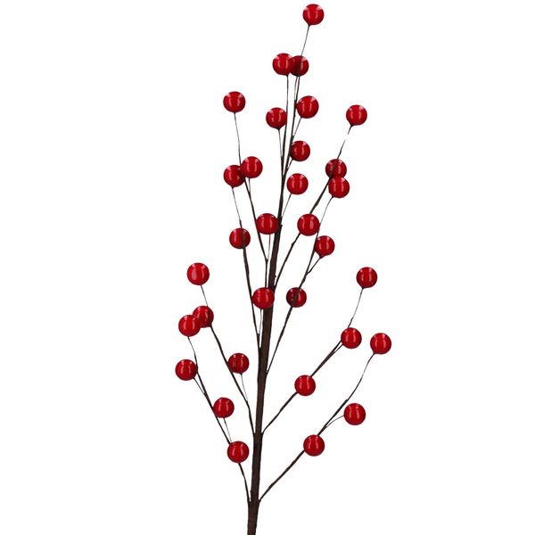 Red Berries Stem 65cm