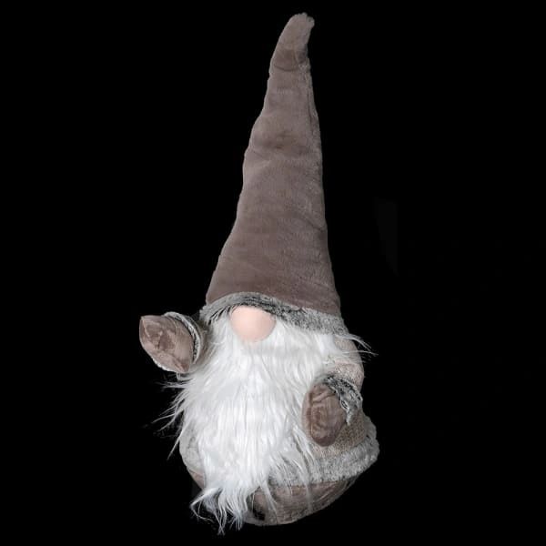 Santa Gnome with Brown Hat 70cm