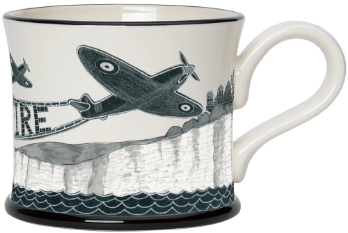 Spitfire Mug by Moorland Pottery