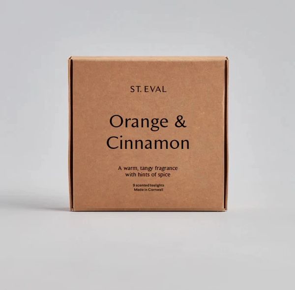 Orange & Cinnamon Scented Tealights