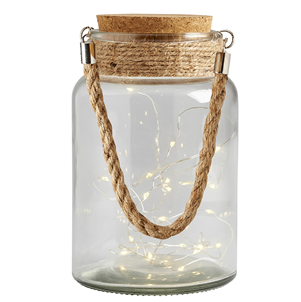 LED stringlight storm lantern