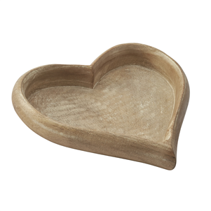 Large Wooden Heart Tray