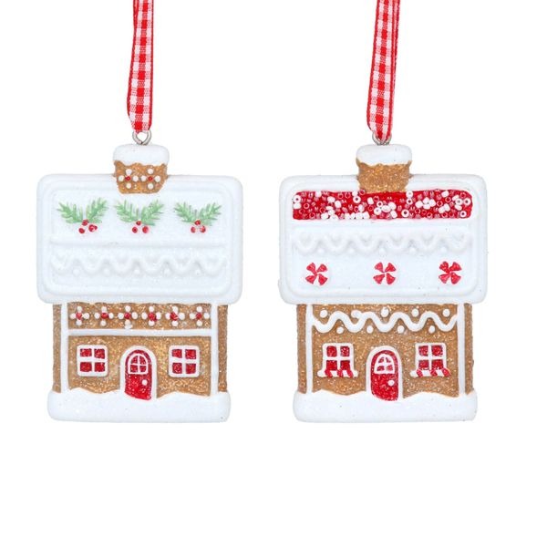 Resin Decoration 7cm - Gingerbread House