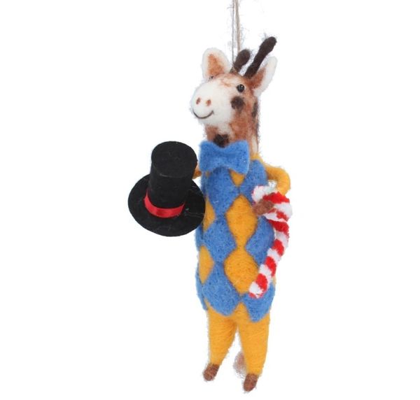 Wool Dec 18cm - Dressed Giraffe