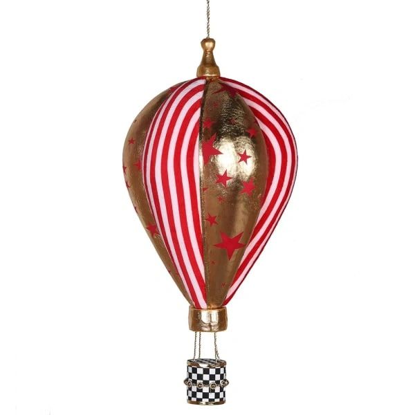 Red/Gold/Black Hot Air Balloon - 68cm - CLICK & COLLECT ONLY