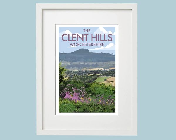 Local Area Print - Cent Hills - A3 Framed