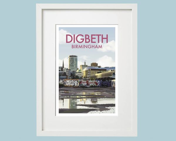Local Area Print - Digbeth 2 - A3 Framed