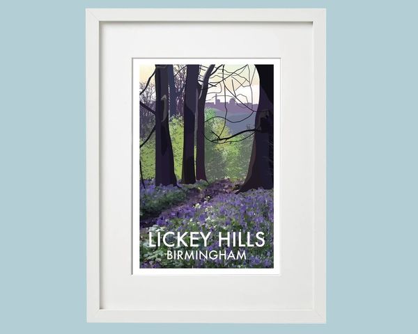 Local Area Print - Lucky Hills - A3 Framed