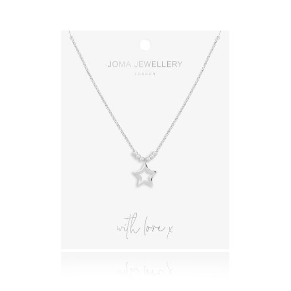Arabella Hammered Star Long Wrap Necklace 4876