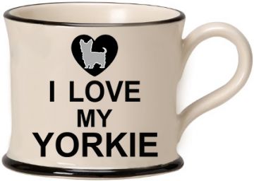 I love my Yorkie Mug by Moorland Pottery