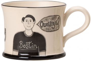 Bostin Black Country Mon Mug by Moorland Pottery