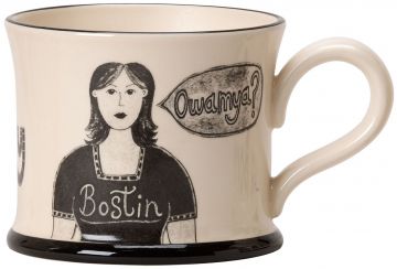 Bostin Black Country Wench Mug by Moorland Pottery