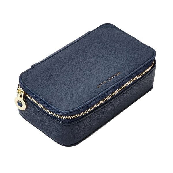 Katie Loxton Time To Shine Wellness Jewellery Box, Navy