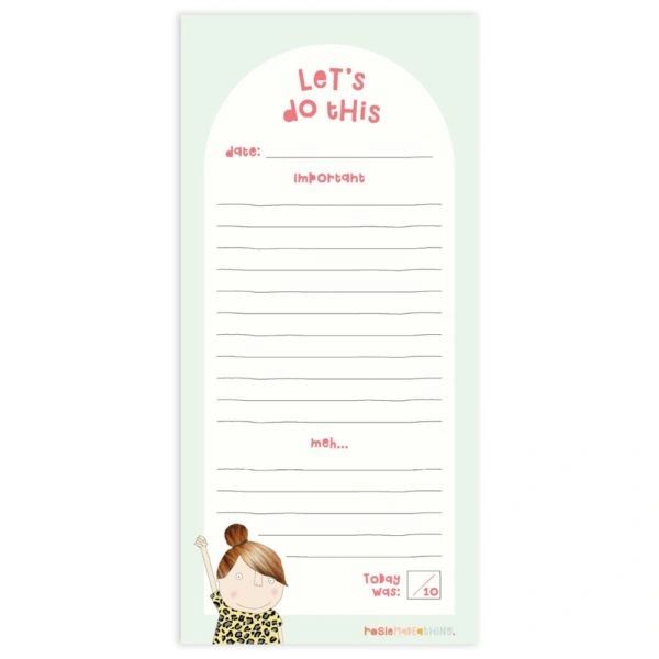 Let’s Do This List Pad by Rosie made a thing lp001
