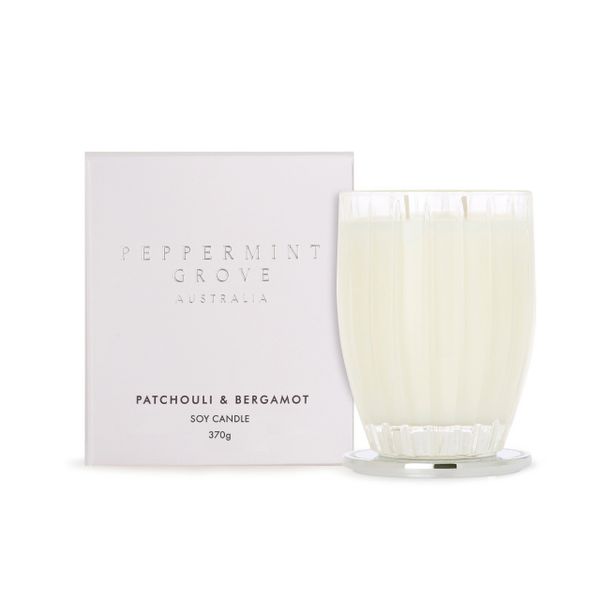 Patchouli & Bergamot Soy Candle 370g