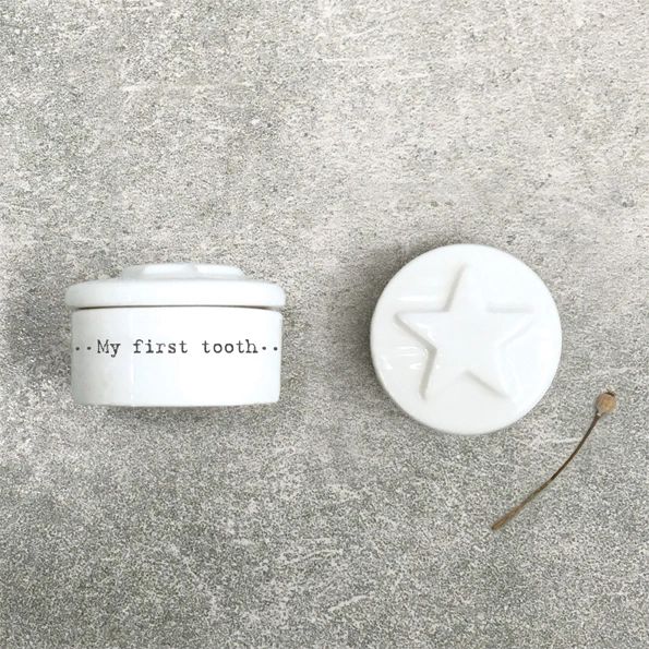 Porcelain tooth box - Star