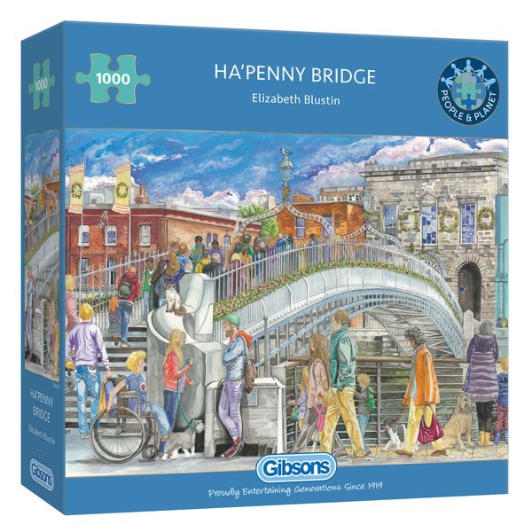 Ha'penny Bridge Ireland 1000pcs