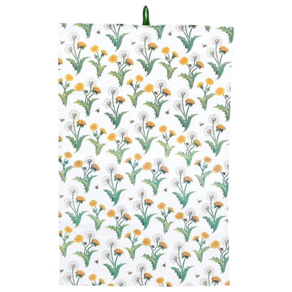 Dandelion & Bee Cotton Tea Towel