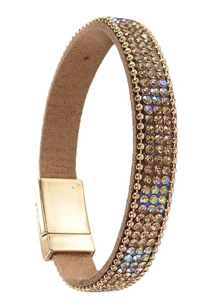 Trilogy of Finer Sparkles - Gold Shimmer / Gold - bracelet