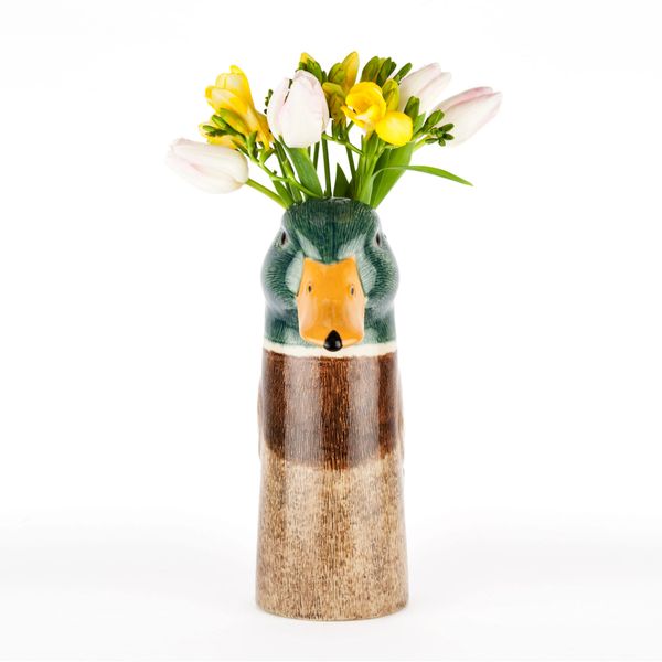 Mallard flower vase