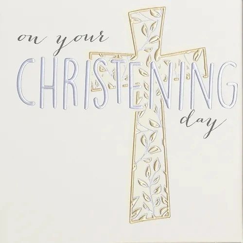 Christening Card Q1305