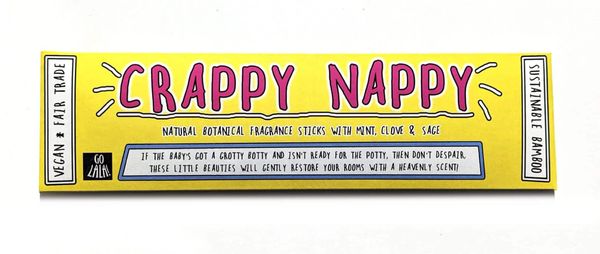 CRAPPY NAPPY – FUNNY SMELLS FRAGRANCE STICKS