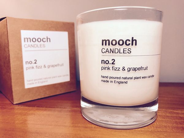 mooch CANDLES no.2 pink fizz & grapefruit