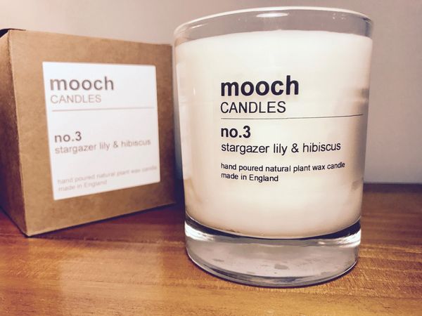 mooch CANDLES no.3 stargazer lily & hibiscus
