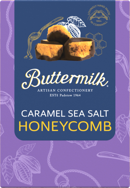 BUTTERMILK Dark Chocolate CARAMEL SEA SALT HONEYCOMB 150G