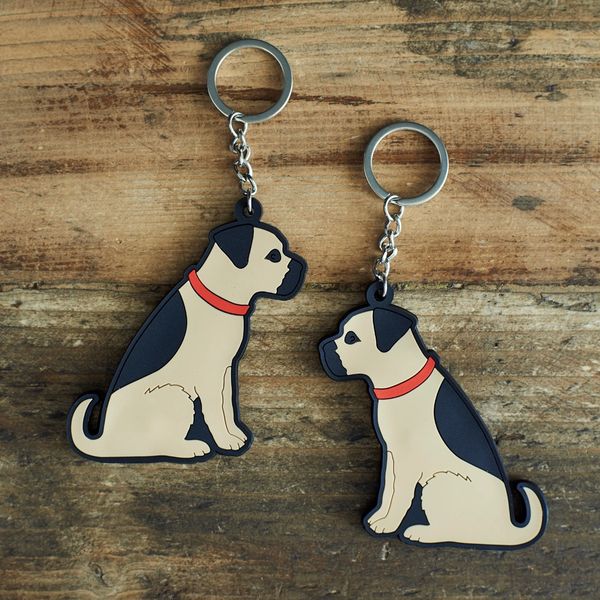 Border Terrier Keyring