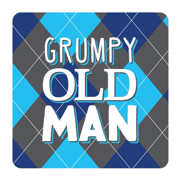 Grumpy Old Man Coaster