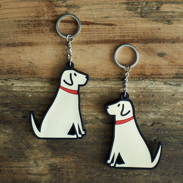 Staffie Key Ring £6.95 - Mischievous Mutts - Keyrings Sweet