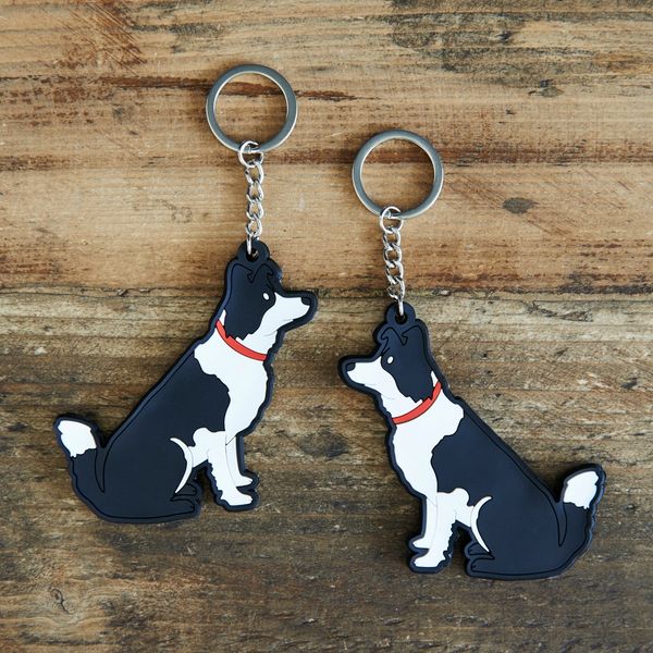 Border Collie Keyring